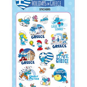 Στρουμφάκια Αυτοκόλλητα - Διακοπές στην Ελλάδα 1