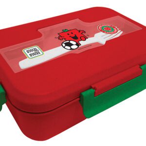 Φαγητοδοχείο 2 θέσεων με κουτάλι και πιρούνι - Μικροί Κύριοι - Ο Κύριος Δυνατός