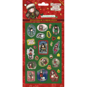 Αυτοκόλλητα Puffy - Santoro/Χριστούγεννα