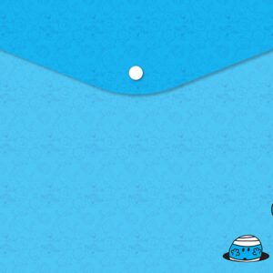 Φάκελος Κουμπί - Μικροί Κύριοι Μικρές Κυρίες - Μπλε 1