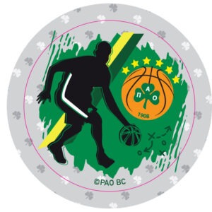 Στρογγυλός Μαγνήτης - ΠΑΟ Μπάσκετ 4